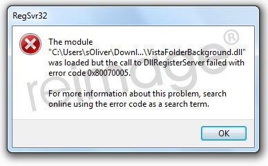 Windows 7 dll error